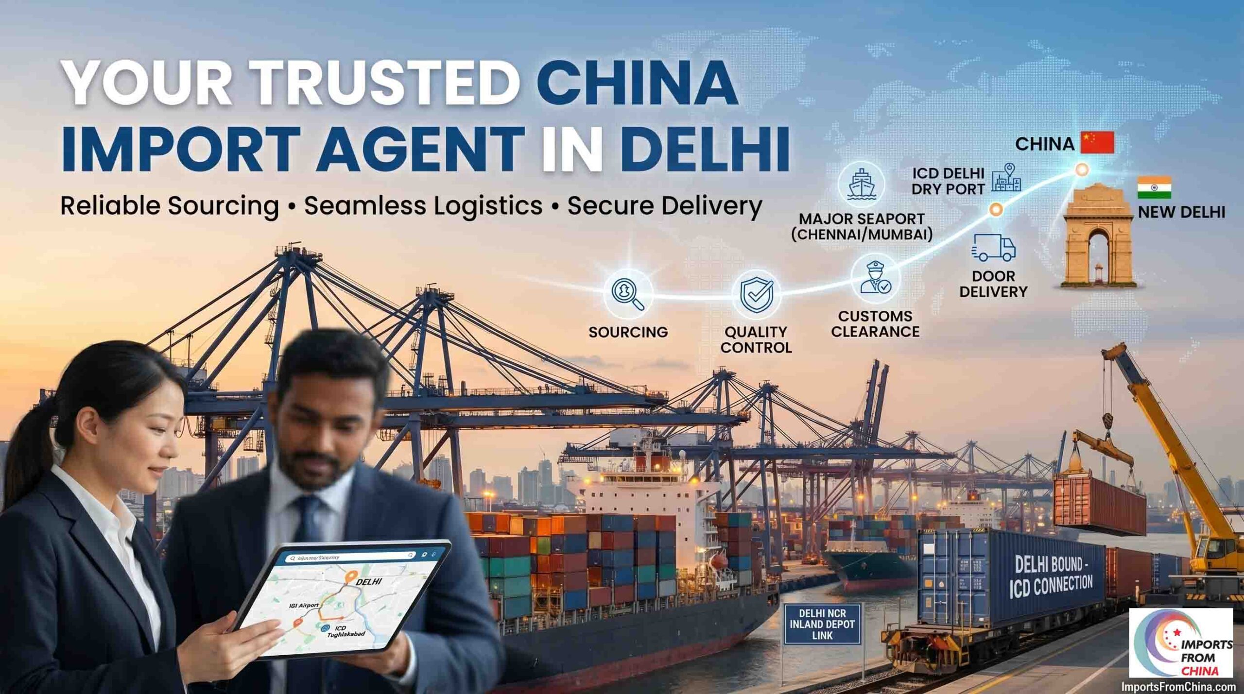 china import agent in delhi